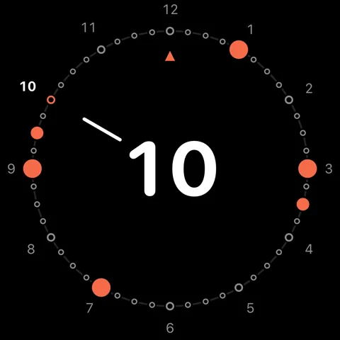 What that link opens in Con Compás: Bulerias de Jerez on the clock, a twelve counted from 12, with the palmas accented on the first and third of each six.